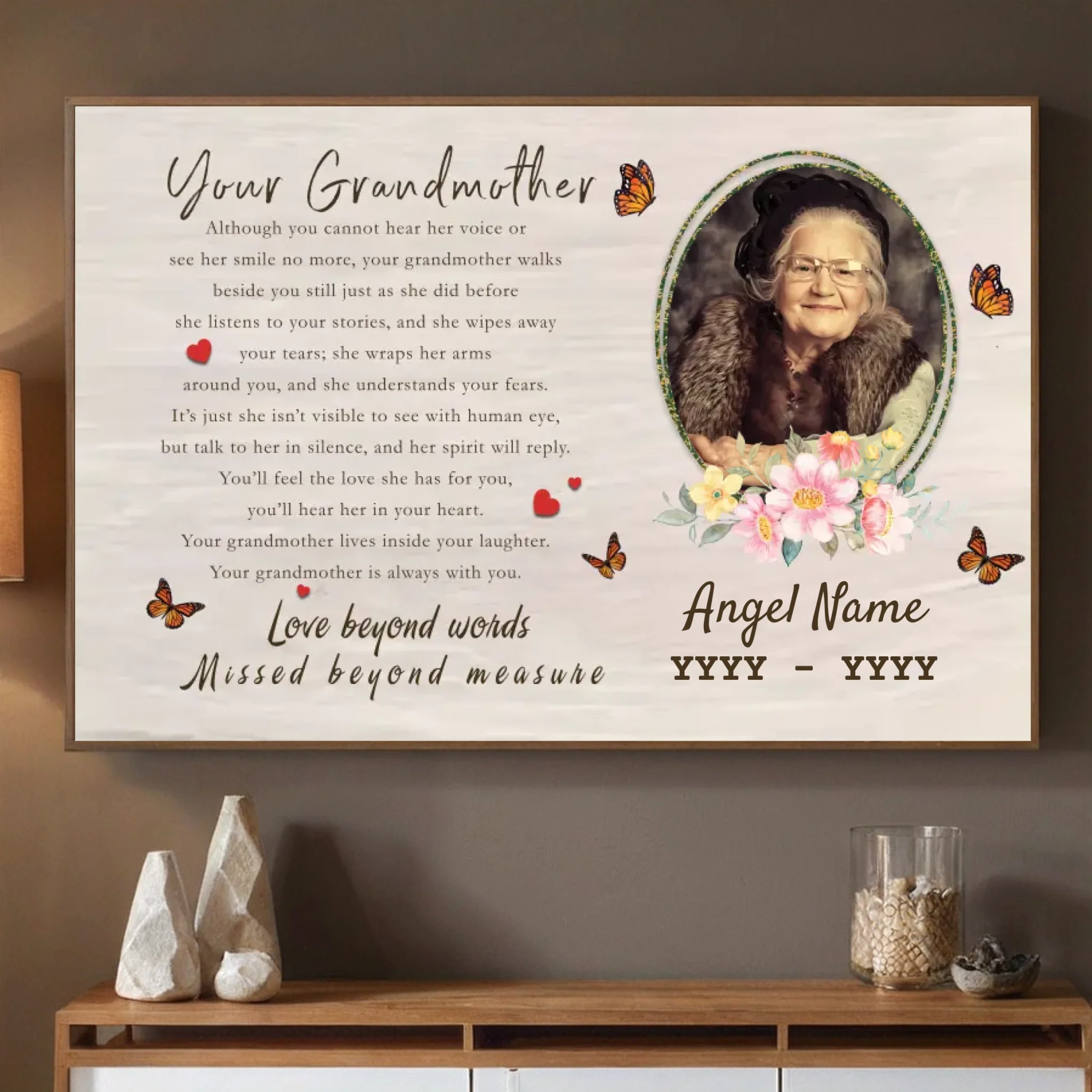 Custom Grandmother Poster – A Bond That Time Can’t Break - 89Prints