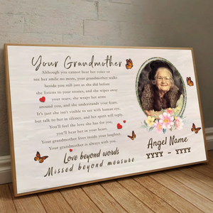 Custom Grandmother Poster – A Bond That Time Can’t Break - 89Prints