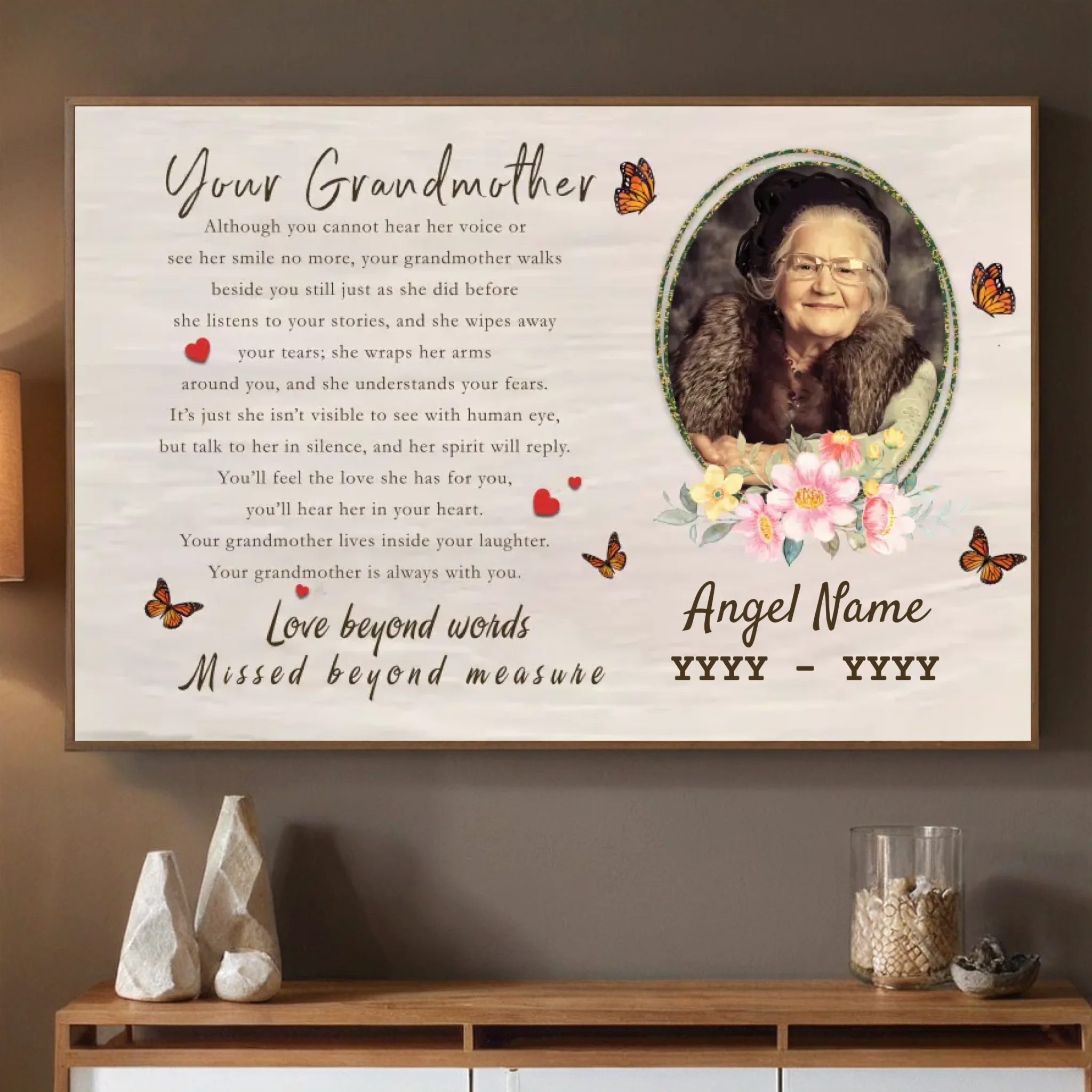 Custom Grandmother Poster – A Bond That Time Can’t Break - 89Prints