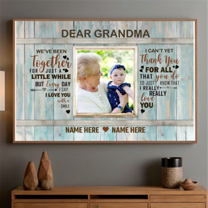 Custom Poster for Grandma – A Timeless Message of Love - 89Prints