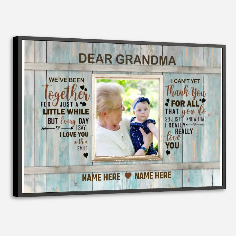 Custom Poster for Grandma – A Timeless Message of Love - 89Prints