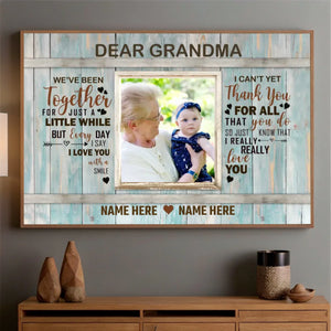 Custom Poster for Grandma – A Timeless Message of Love - 89Prints