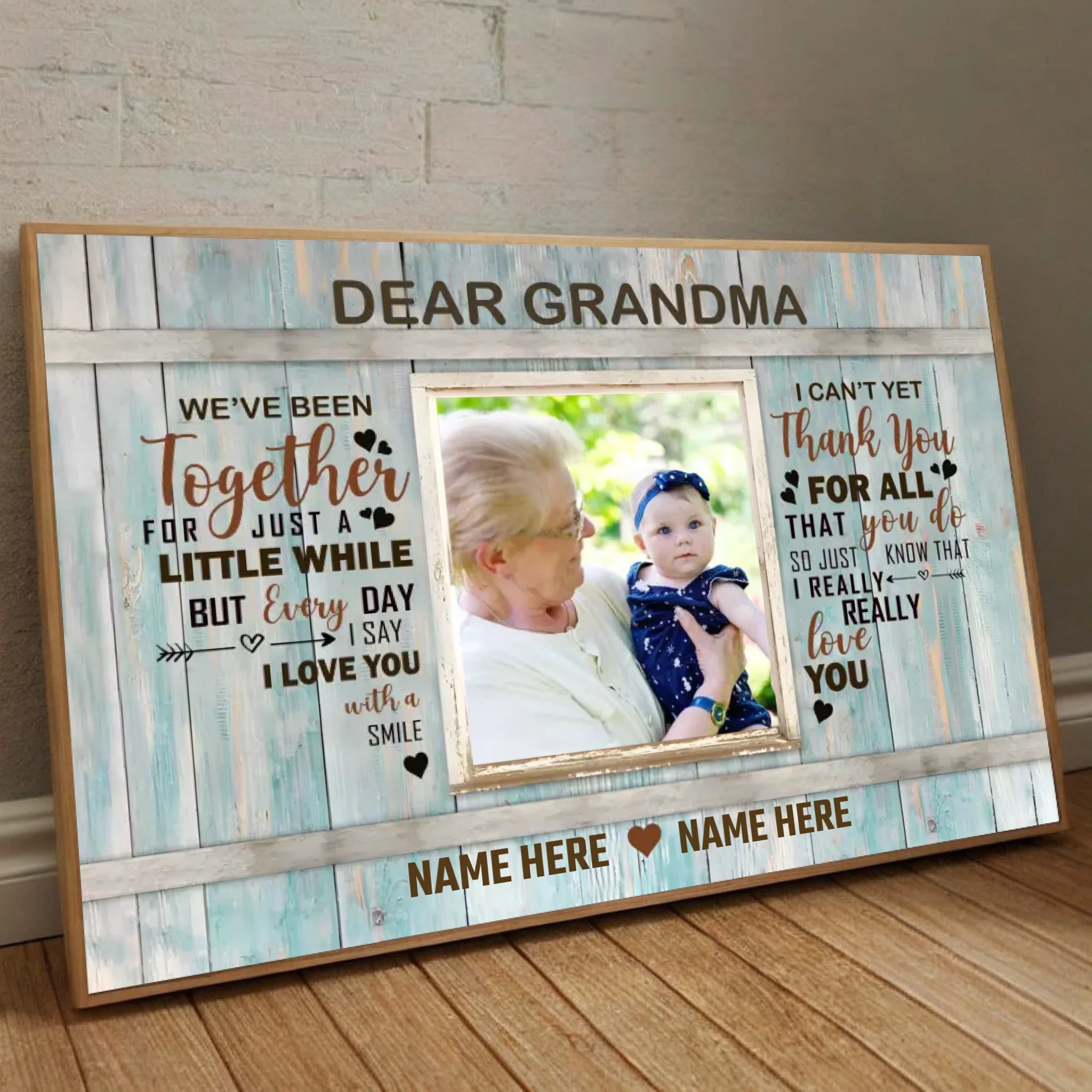 Custom Poster for Grandma – A Timeless Message of Love - 89Prints