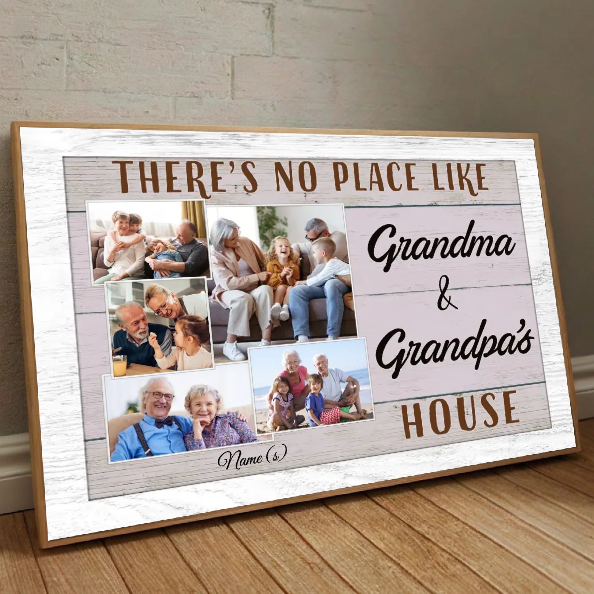 There’s No Place Like Grandma & Grandpa’s House – Custom Poster - 89Prints