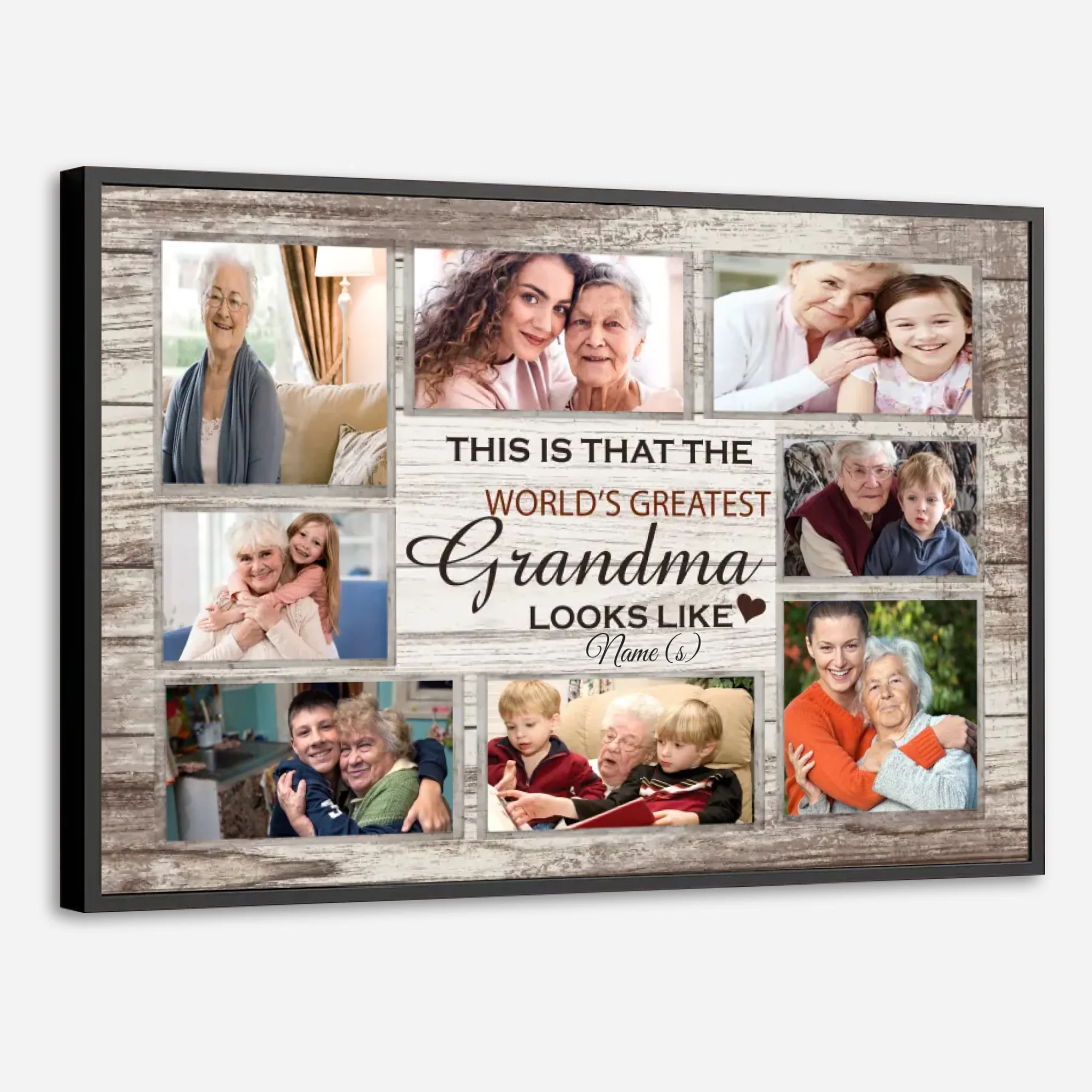 World's Greatest Grandma Poster – Custom Name and Photo - 89Prints