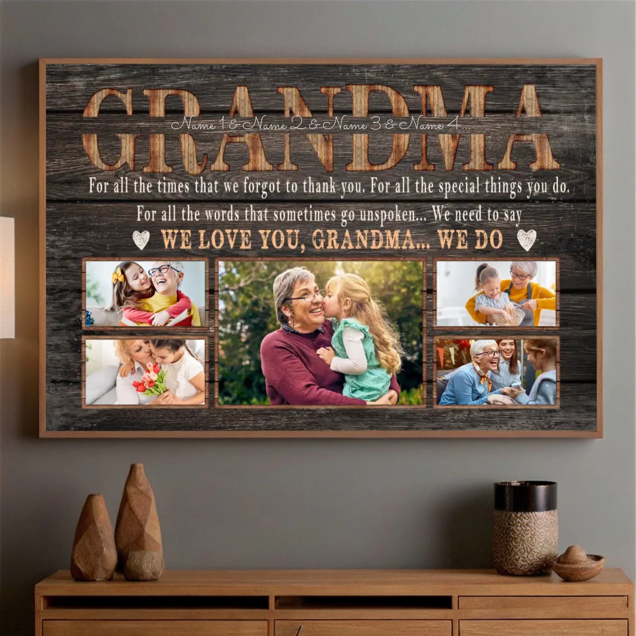 Customizable Poster for Grandma – A Heartfelt Expression of Love and Gratitude - 89Prints