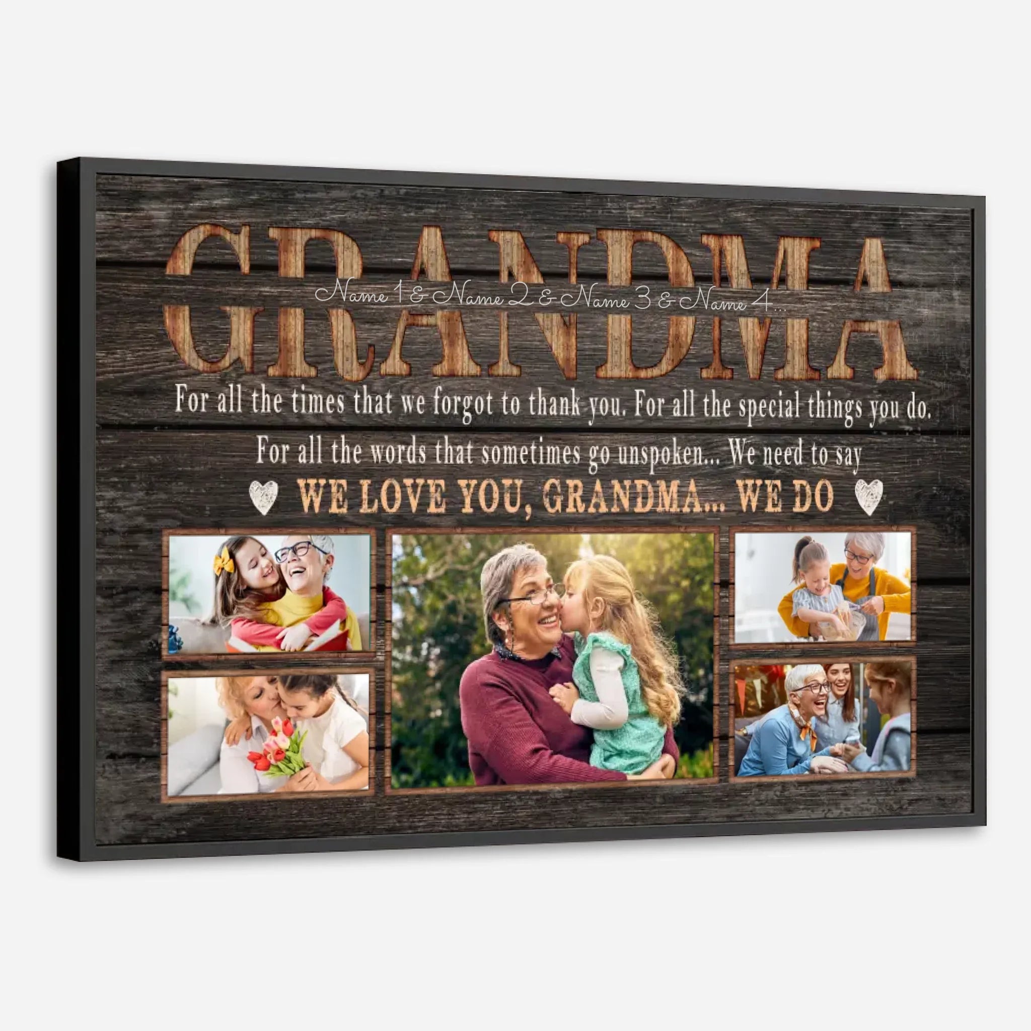 Customizable Poster for Grandma – A Heartfelt Expression of Love and Gratitude - 89Prints