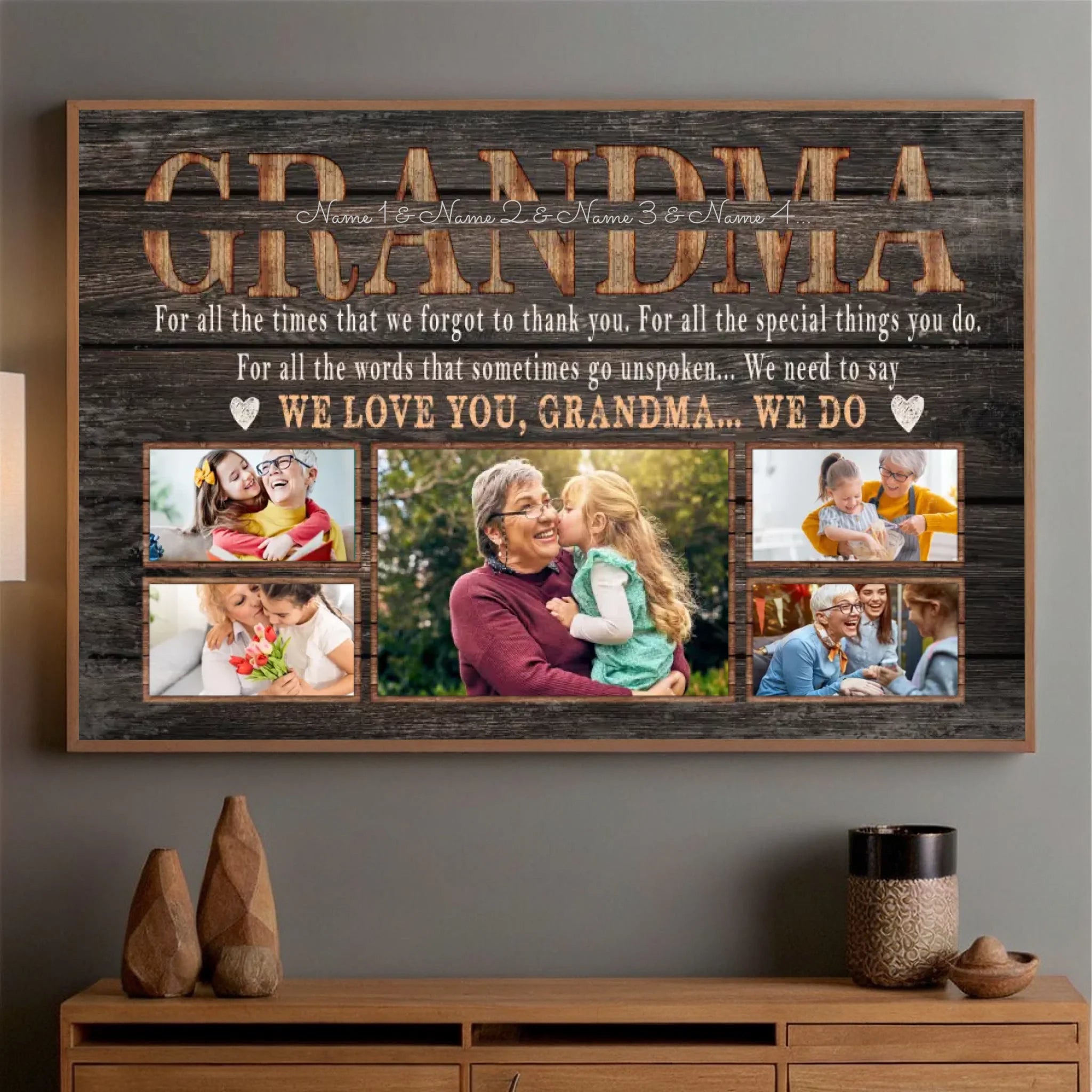 Customizable Poster for Grandma – A Heartfelt Expression of Love and Gratitude - 89Prints