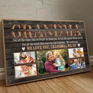 Customizable Poster for Grandma – A Heartfelt Expression of Love and Gratitude - 89Prints