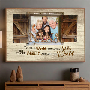 Custom Nana Poster – Celebrating Her Endless Love with Family - 89Prints