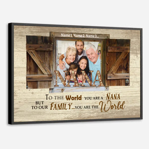 Custom Nana Poster – Celebrating Her Endless Love with Family - 89Prints