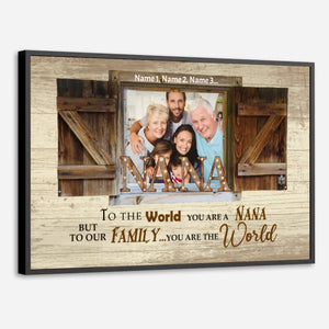 Custom Nana Poster – Celebrating Her Endless Love with Family - 89Prints