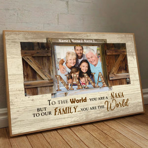 Custom Nana Poster – Celebrating Her Endless Love with Family - 89Prints