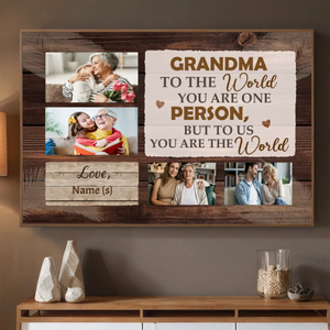 Loving Tribute from the Heart – Personalized Poster for Grandma  - 89Prints