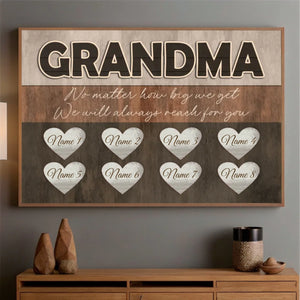 Personalized Poster for Grandma – A Timeless Expression of Love - 89Prints