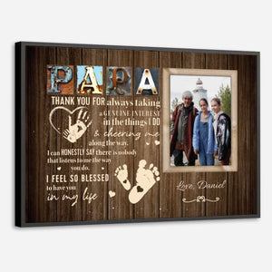 Personalized Poster for Papa – A Lifetime of Love and Support Honored - 89Prints