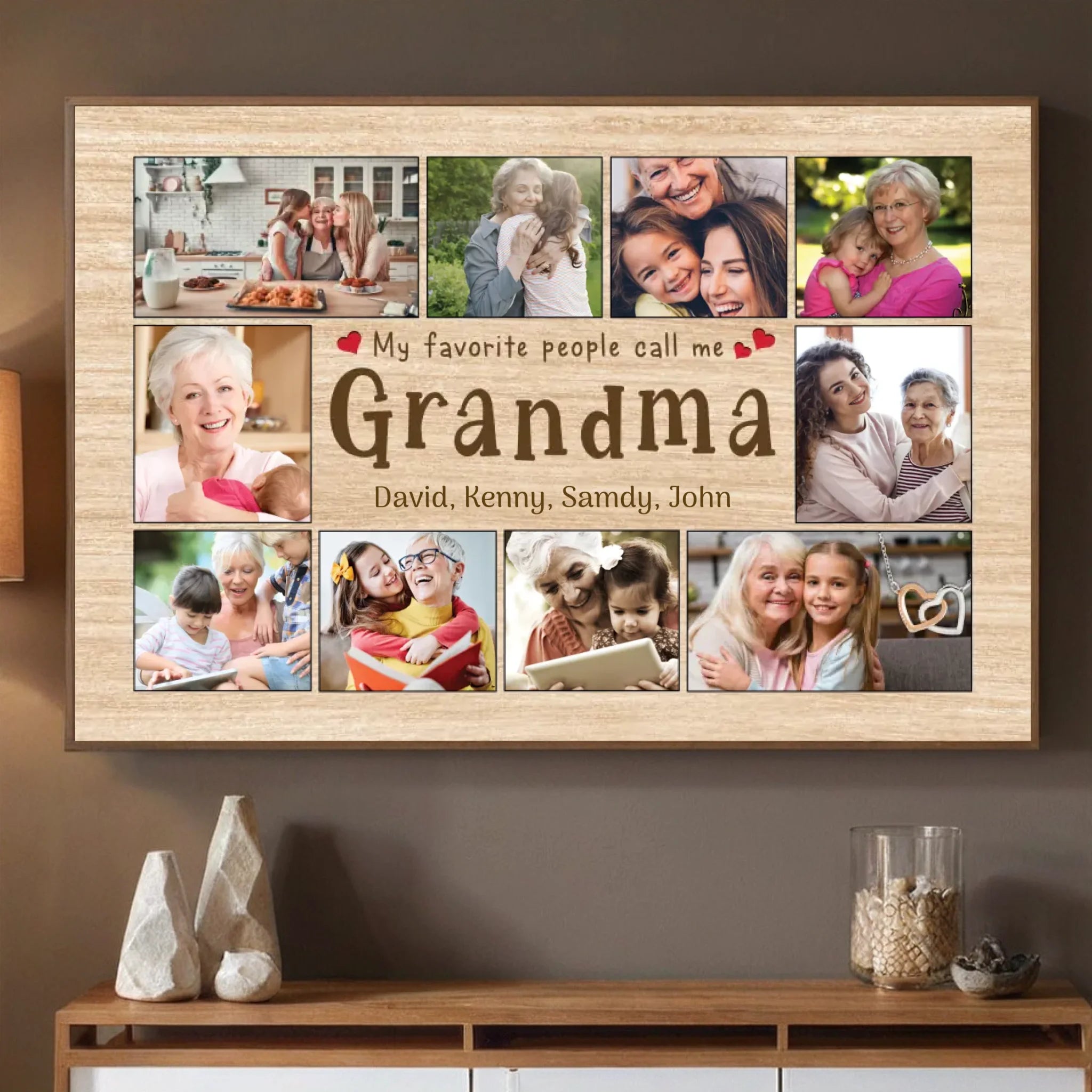 Customizable Grandma Poster – A Cherished Gift of Love - 89Prints