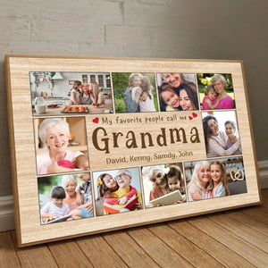 Customizable Grandma Poster – A Cherished Gift of Love - 89Prints