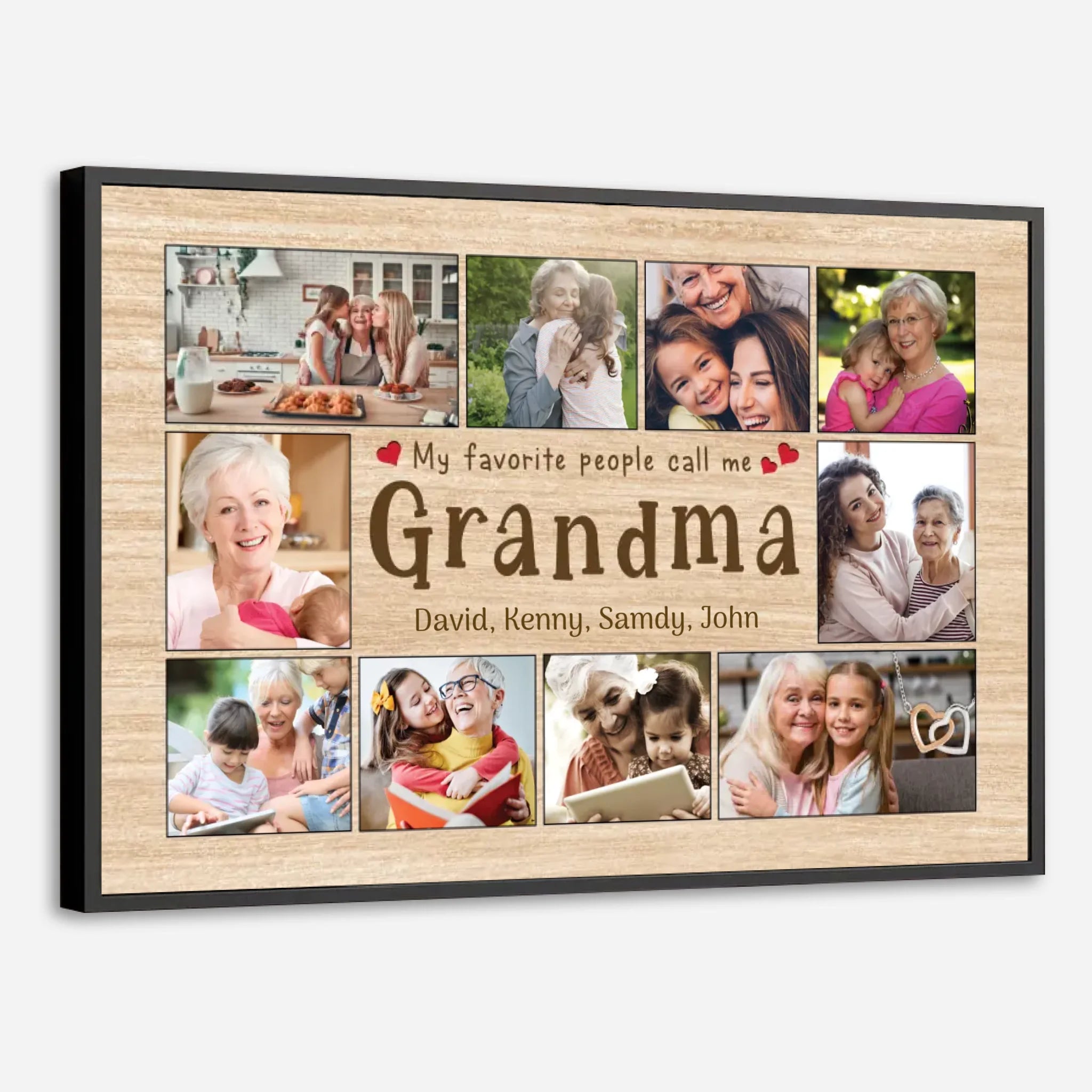 Customizable Grandma Poster – A Cherished Gift of Love - 89Prints