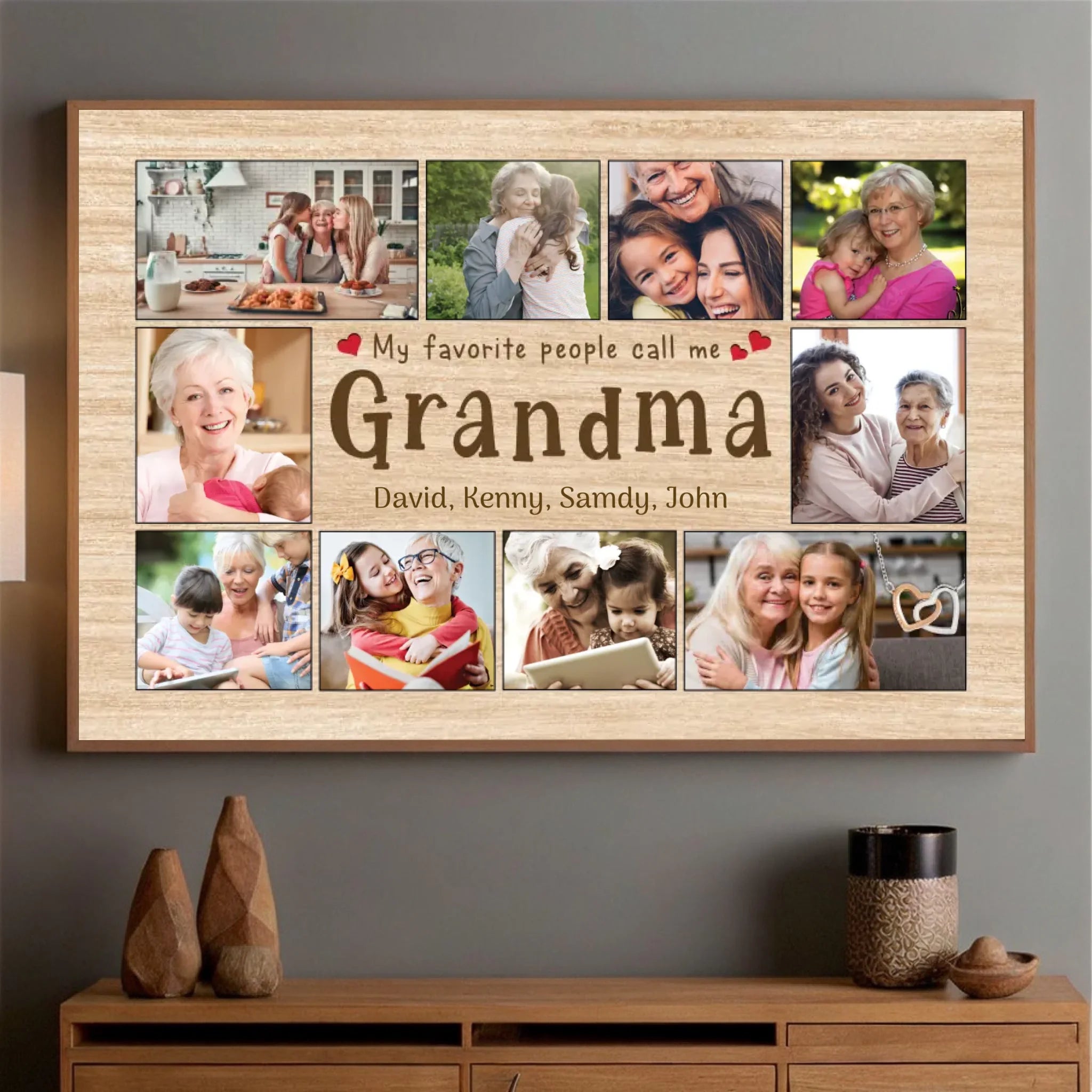 Customizable Grandma Poster – A Cherished Gift of Love - 89Prints