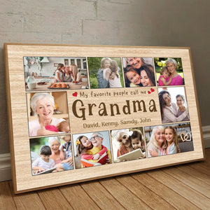 Customizable Grandma Poster – A Cherished Gift of Love - 89Prints