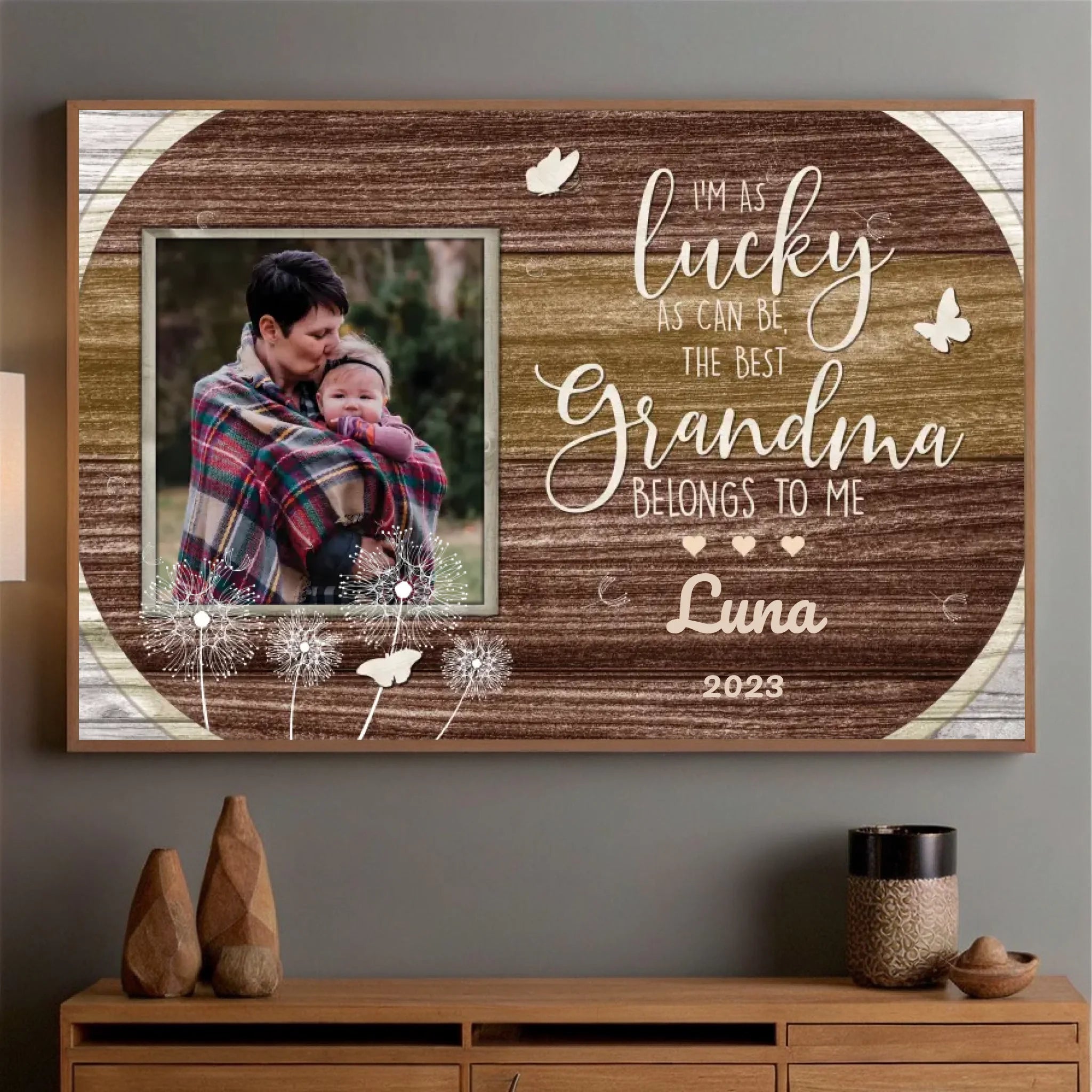 Personalized Grandma Poster – A Beautiful Reminder of Family Love - 89Prints