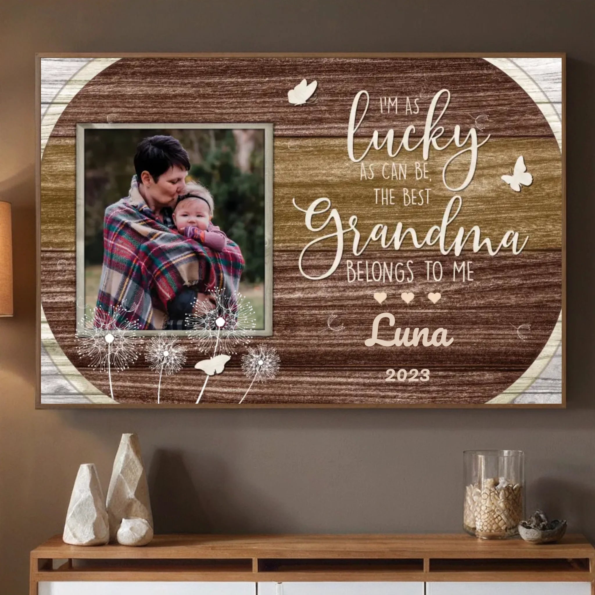 Personalized Grandma Poster – A Beautiful Reminder of Family Love - 89Prints