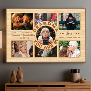 Personalized Grandma & Grandkids Poster – A Bond That Lasts Forever - 89Prints