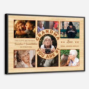 Personalized Grandma & Grandkids Poster – A Bond That Lasts Forever - 89Prints