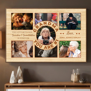 Personalized Grandma & Grandkids Poster – A Bond That Lasts Forever - 89Prints
