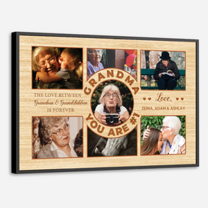 Personalized Grandma & Grandkids Poster – A Bond That Lasts Forever - 89Prints