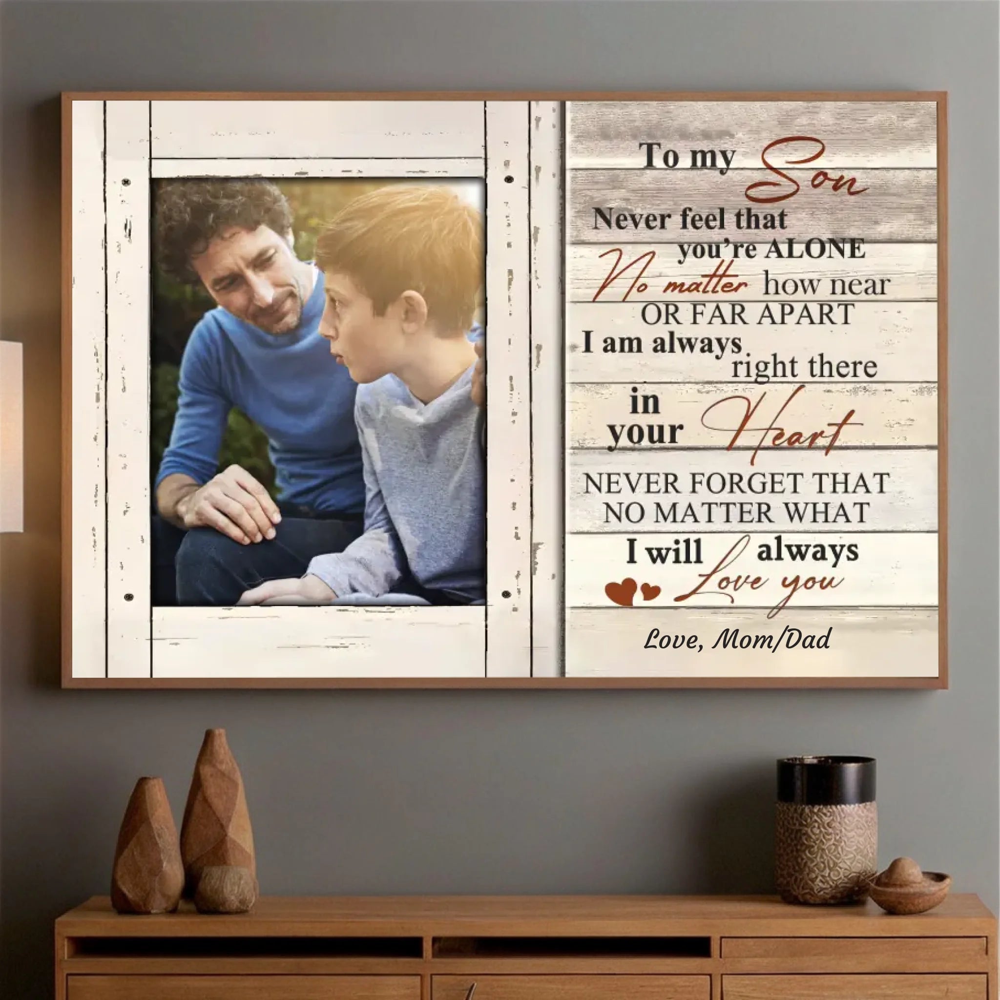 Customizable Poster for Son – A Message of Unconditional Love - 89Prints