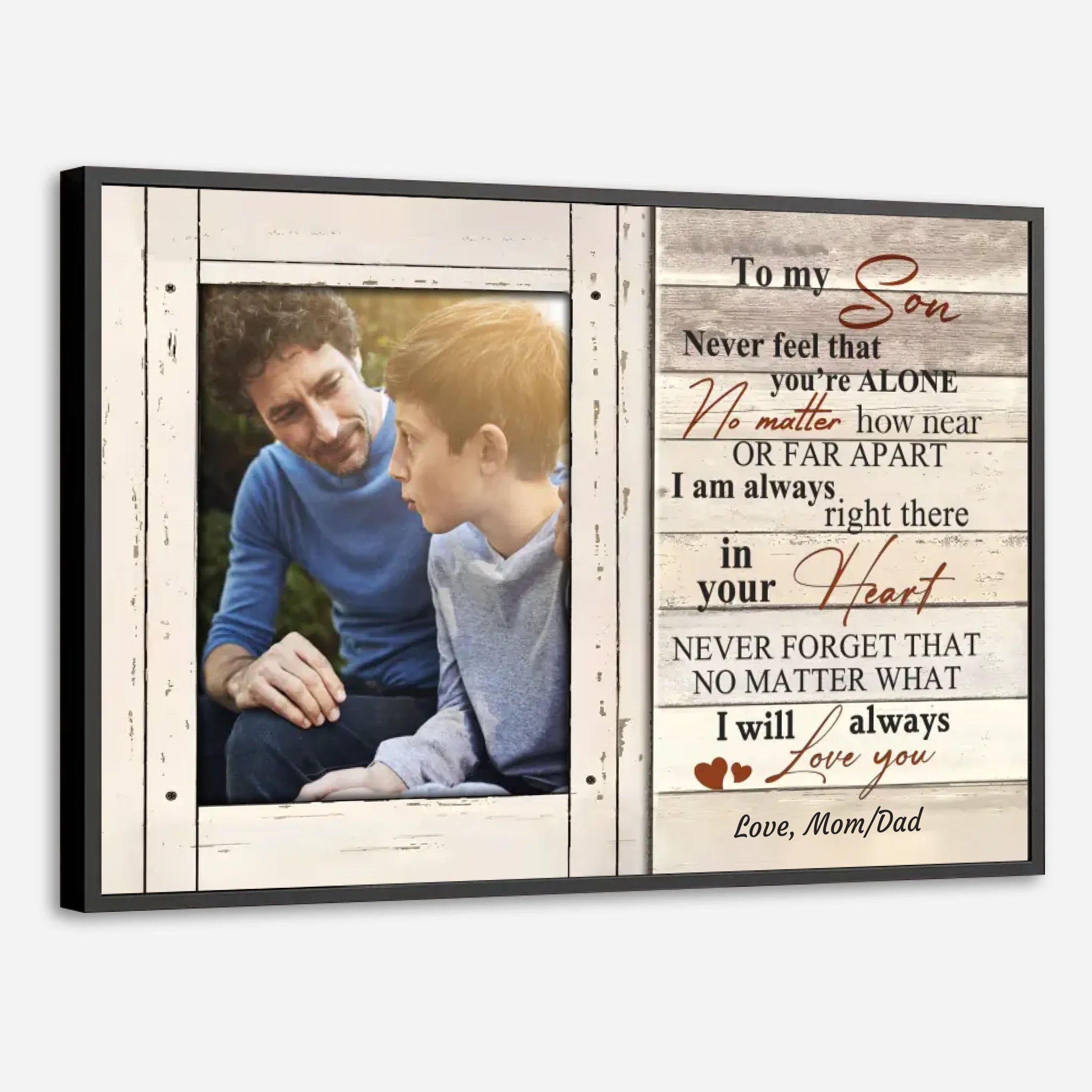 Customizable Poster for Son – A Message of Unconditional Love - 89Prints