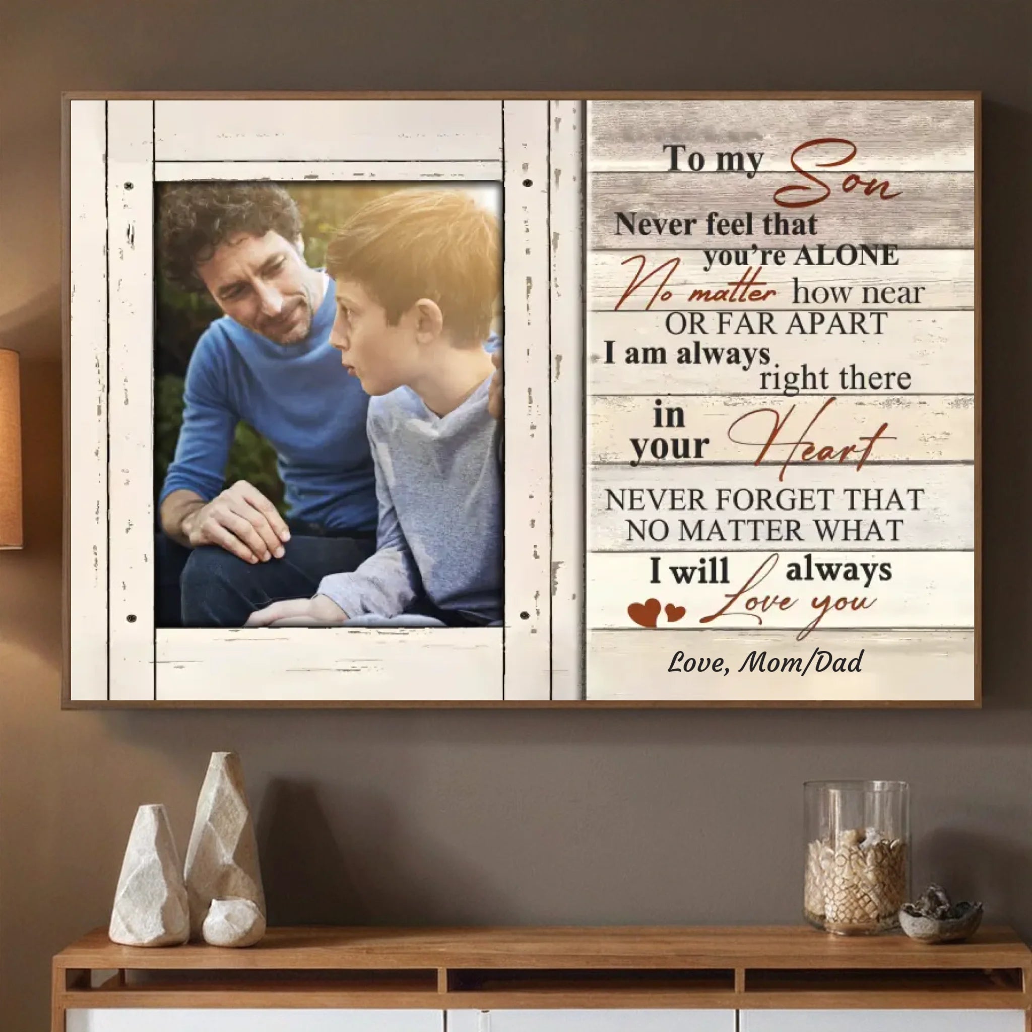 Customizable Poster for Son – A Message of Unconditional Love - 89Prints