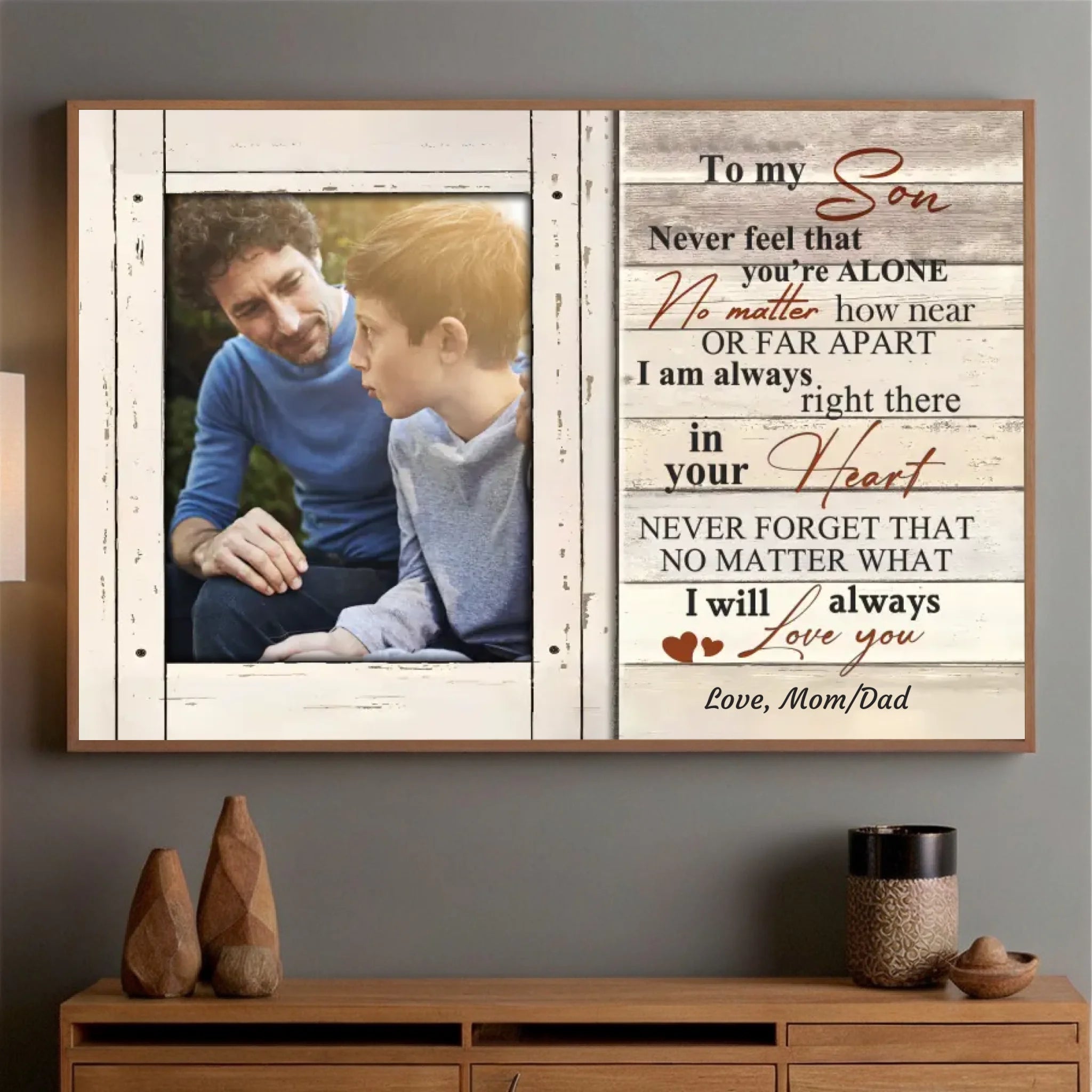 Customizable Poster for Son – A Message of Unconditional Love - 89Prints