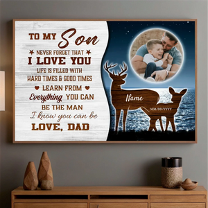 Customizable Poster for Your Son – A Loving Reminder He’ll Cherish Forever - 89Prints