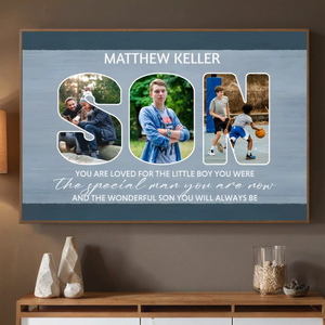 Custom Poster – A Timeless Bond of Love with Your Son - 89Prints