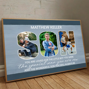 Custom Poster – A Timeless Bond of Love with Your Son - 89Prints