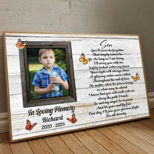 Custom Memorial Poster for Son – A Loving Tribute That Lasts Forever - 89Prints