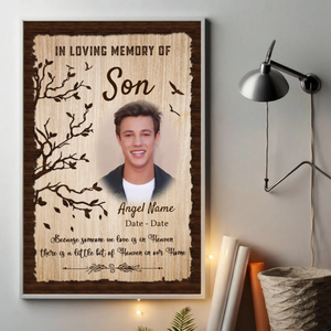 Heavenly Tribute Poster – Honoring Our Son’s Eternal Light - 89Prints