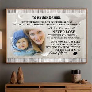 Motivational Poster for Your Son – Inspiring Message from 89Prints
