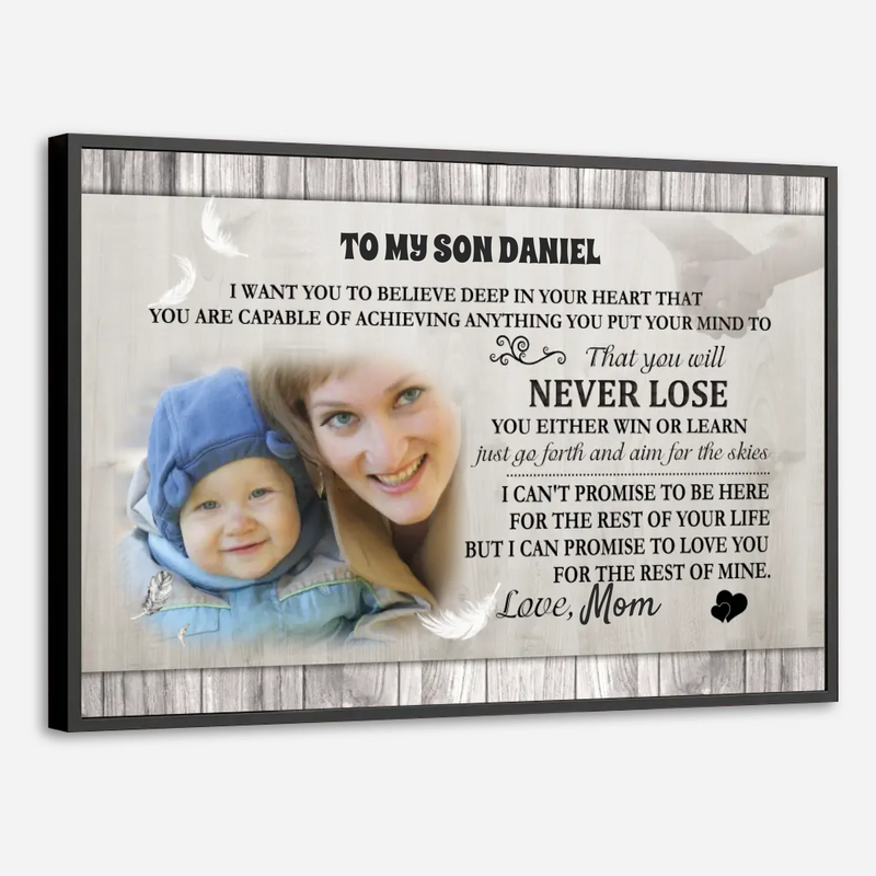 Motivational Poster for Your Son – Inspiring Message from 89Prints