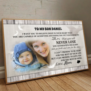 Motivational Poster for Your Son – Inspiring Message from 89Prints