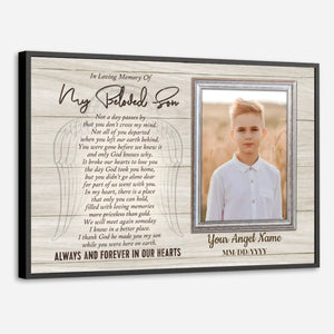 Loving Memory of Your Son – Personalized Memorial Poster - 89Prints