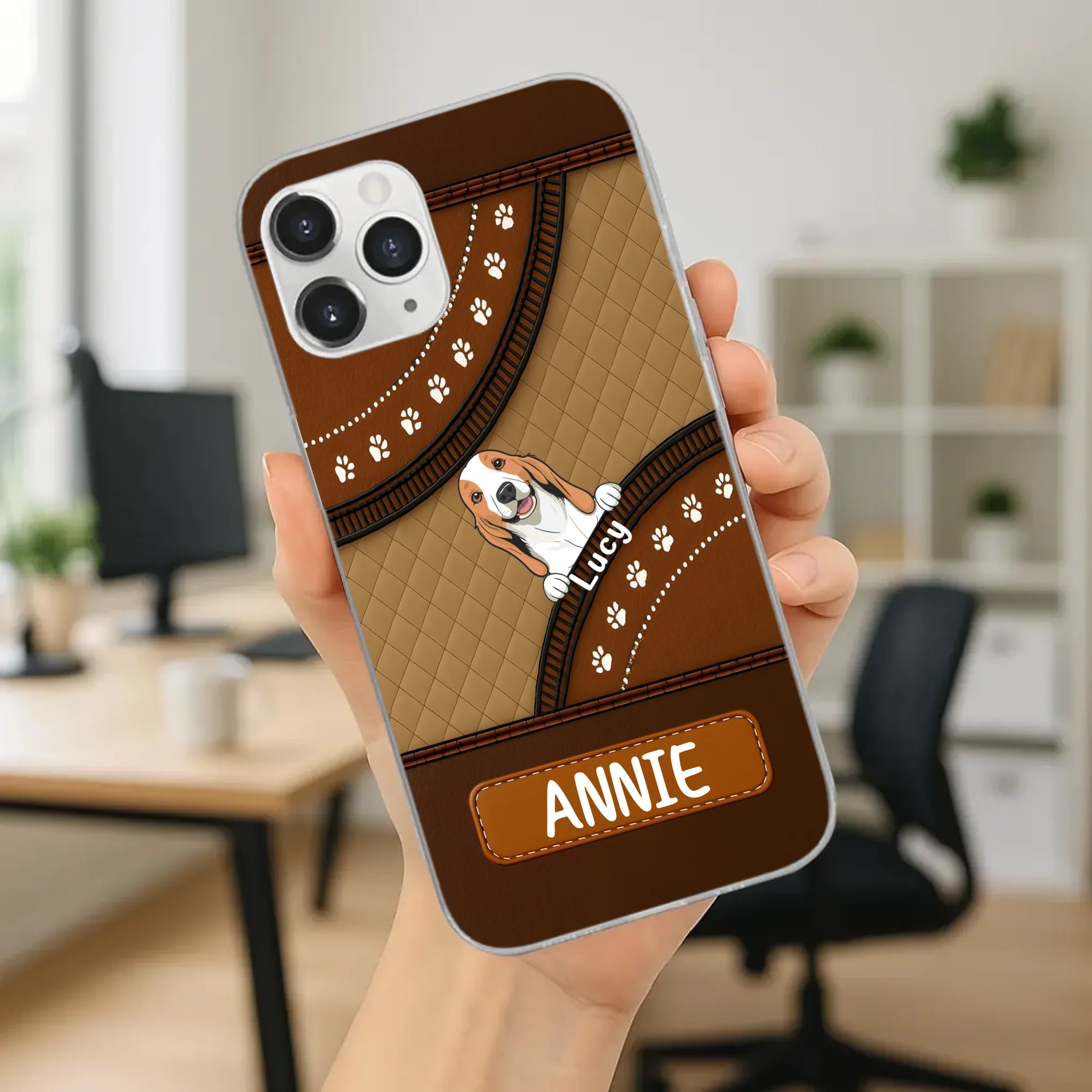 Personalized Dog Phone Case – Add Your Dog’s Name - 89Prints