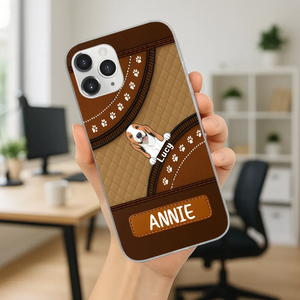 Personalized Dog Phone Case – Add Your Dog’s Name - 89Prints
