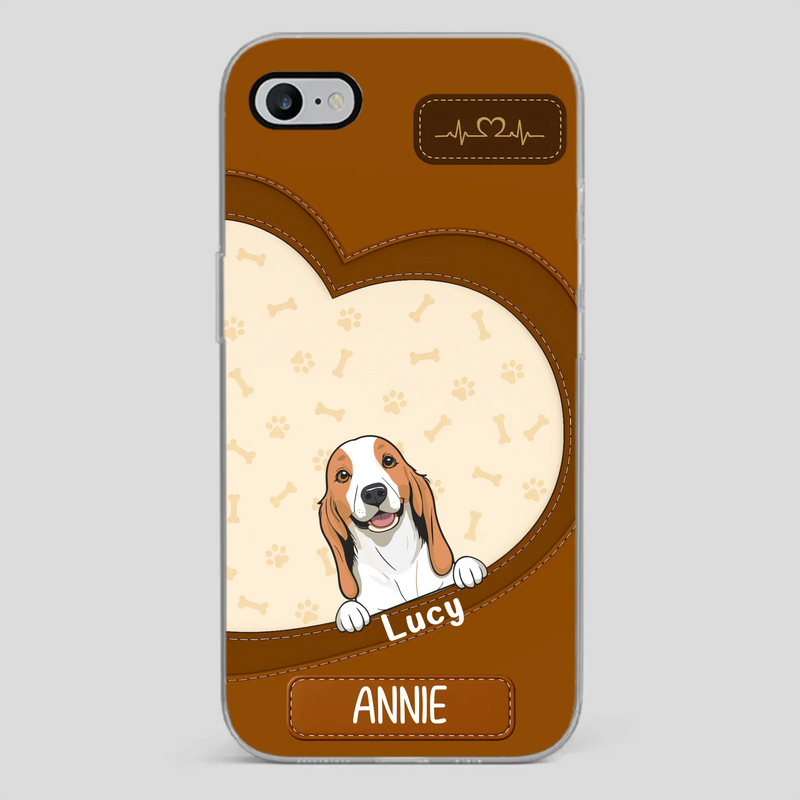 Minimalist Dog Phone Case – Modern Pet Illustration - 89Prints