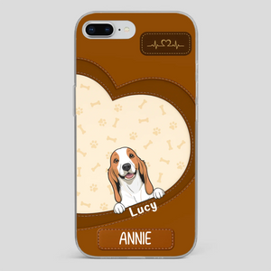 Minimalist Dog Phone Case – Modern Pet Illustration - 89Prints