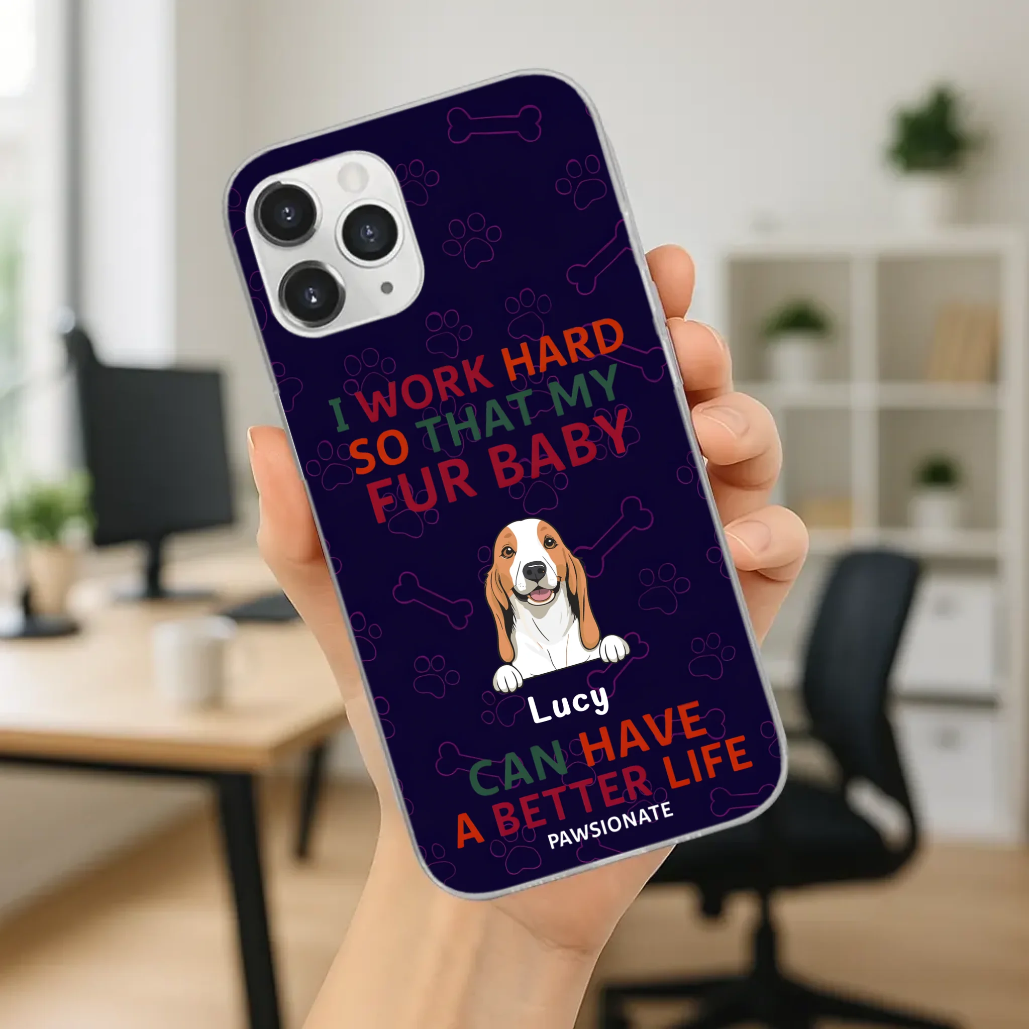Elegant “Fur Baby” Case – Because Love Deserves Style - 89Prints