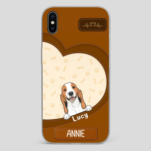 Minimalist Dog Phone Case – Modern Pet Illustration - 89Prints